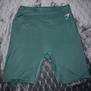 Gymshark green shorts, Size Medium